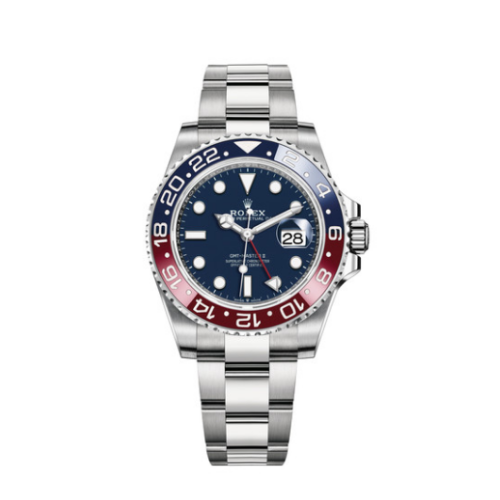 Rolex GMT-Master II Automatic Blue and Red Bezel Replica Swiss Super Clone Men's Watch M126719BLRO 40mm