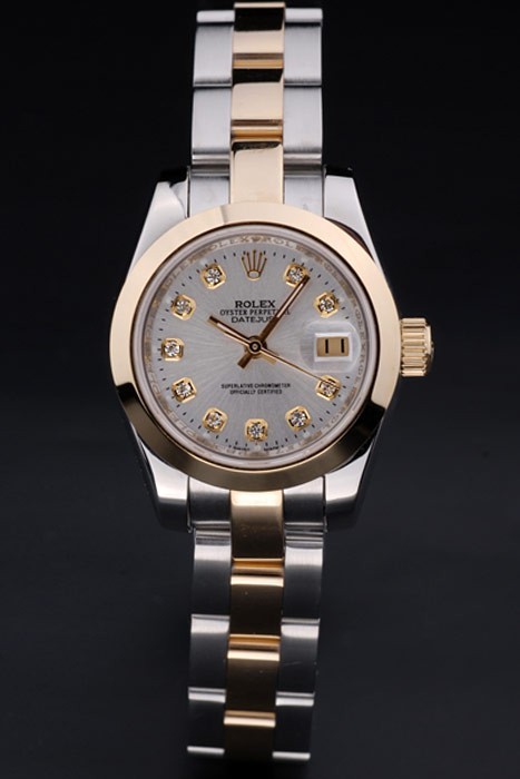 Rolex Datejust Swiss Movement Quality Replica Watches Silver Watch Silver Dial 33mm