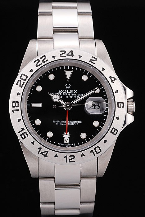 Rolex Explorer  Swiss Movement Stainless Steel Tachymeter Black Dial 48mm