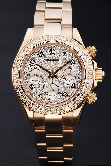 Rolex Daytona Swiss Movement Monochrome Watch White Dial 43mm