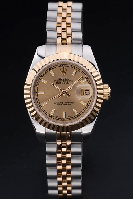 Rolex Datejust Swiss Movement Quality Replica Watches Silver Watch chocolate Dial 34mm