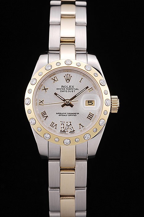 Rolex Datejust Swiss Movement Quality Replica Watches Silver Watch Silver White Dial 34mm
