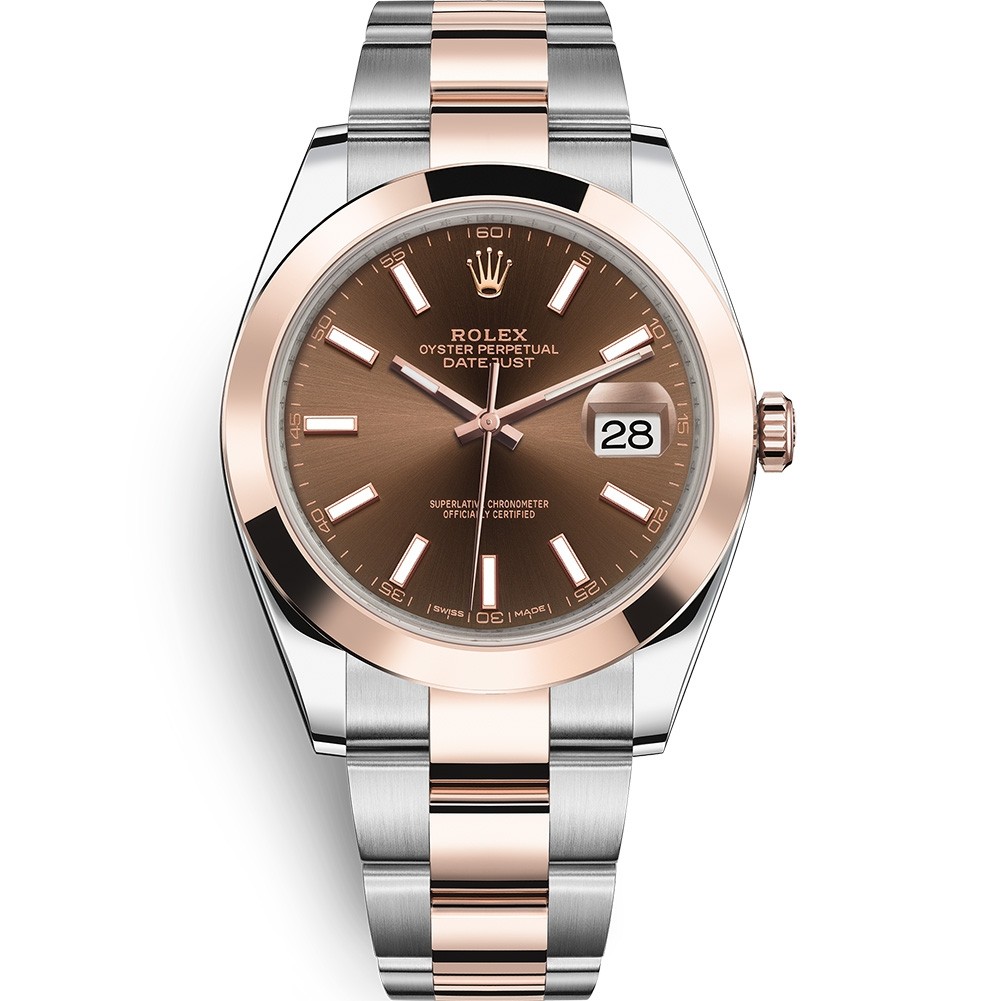  Super Clone Replica Rolex Datejust Chocolate Dial Automatic Men's Watch 126301 High End