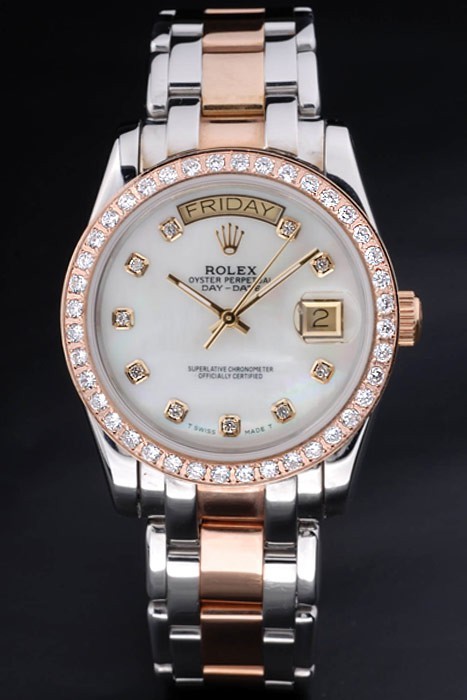 Rolex Day-Date Swiss Movement Quality Replica gentlemen Watches Automatic Watch White Dial 47mm