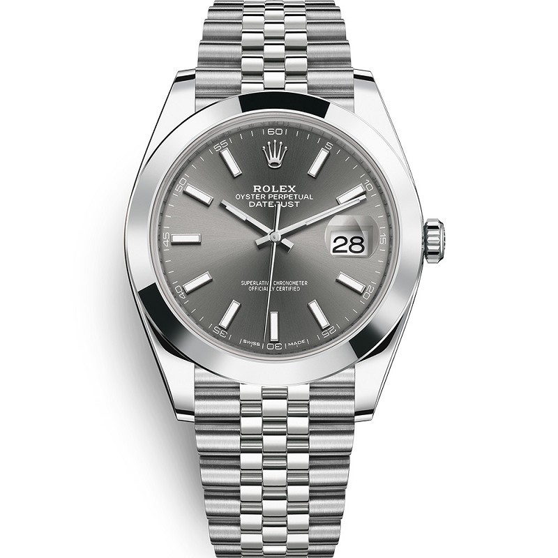 Replica Rolex Oyster Perpetual Datejust Rhodium Dial Swiss Automatic Men's Jubilee Watch 126300RSJ