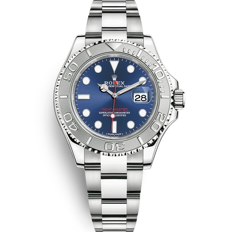 High End Replica Swiss Rolex Yacht-Master Automatic Blue Dial Men's Watch 40mm