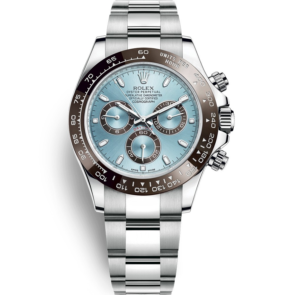 Super Clone Replica Swiss Rolex Daytona Ice Blue Dial Super Clone Automatic Men's Watch 116506