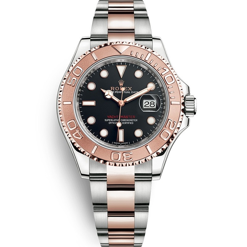 High End Replica Swiss Rolex Yacht-Master 40 Automatic Black Dial  Men's Watch 116621