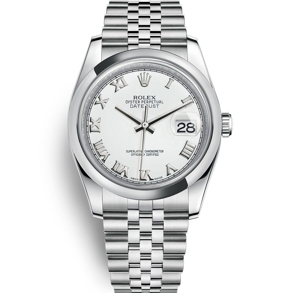 HIgh End Replica Swiss Rolex Datejust Automatic White Dial Men's Watch 116200 36mm