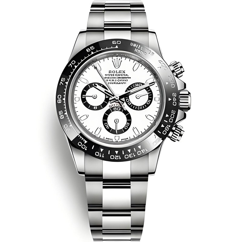 Rolex Daytona Swiss Super Clone Replica White Dial Men's Automatic Watch 116500LN-0001 40mm
