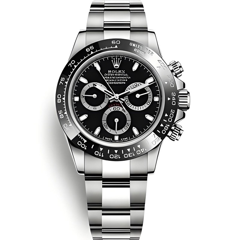 Super Clone Rolex Daytona Swiss Replica Black Dial Men's Automatic Watch 116500LN-0002 40mm