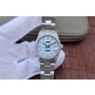 Replica Rolex Lady-Datejust Ice Blue Dial Diamond Stainless Steel Ladies Watch 178383