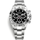 Replica Swiss Rolex Cosmograph Daytona Automatic Diamond Black Dial Men's Oyster Watch 116509 High End 