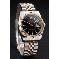 Rolex Datejust Swiss Movement Quality Replica Watches Gold Silver Watch Black Dial 45mm Gold Bezel