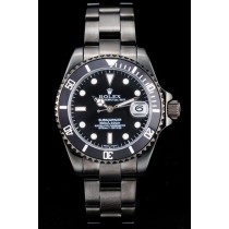 Rolex Submariner Swiss Movement Wide Lady Black Bezel Black Dial Tachymeter 42mm