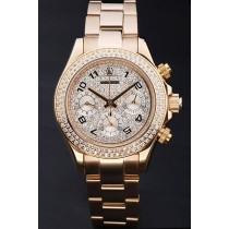 Rolex Daytona Swiss Movement Monochrome Watch White Dial 43mm