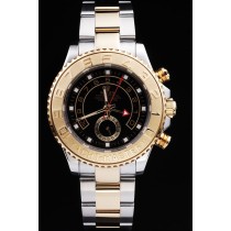 Rolex Yacht-Master Swiss Movement Two-color Watch Black Dial 48mm