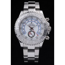 Rolex Yacht-Master Swiss Movement Monochrome Watch White Dial 48mm