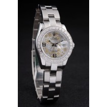 Rolex Datejust Swiss Movement Quality Replica Ladies Watches Grey Watch Grey Dial 35mm