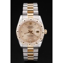 Rolex Datejust Swiss Movement Replica gentlemen Watches Gold Dial 44mm