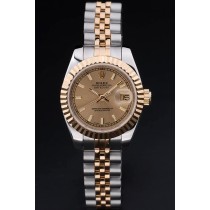 Rolex Datejust Swiss Movement Quality Replica Watches Silver Watch chocolate Dial 34mm