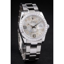 Rolex Datejust Swiss Movement Quality Replica Watches Silver Watch Silver Dial 45mm
