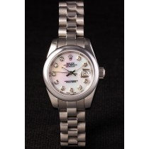 Rolex Datejust Swiss Movement Quality Replica Watches Silver White Watch White Dial 34mm