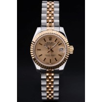 Rolex Datejust Swiss Movement Quality Replica Watches Silver Watch chocolate Dial 34mm