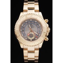 Rolex Yacht-Master Swiss Movement Monochrome Watch Silver Grey Dial 48mm
