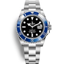 High End Replica Swiss Rolex Submariner "Smurf" Black Dial Blue bezel Automatic Chronometer Men's Watch 126619LB