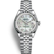  High End Replica Swiss Rolex Lady Datejust Automatic Mother of Pearl Dial Ladies Jubilee Watch 28mm