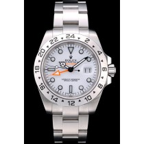Rolex Swiss Explorer Swiss Movement Stainless Steel Bezel White Dial Tachymeter 48mm