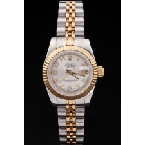 Rolex Datejust Swiss Movement Replica Ladies Watches Silver Dial 34mm