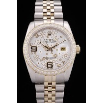 Rolex Datejust Swiss Movement Quality Replica Watches Silver Watch Silver Dial 44mm