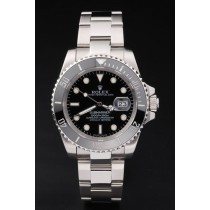 Rolex Submariner Swiss Mechanism-srl56 Swiss Movement Monochrome Watch Black Dial 48mm