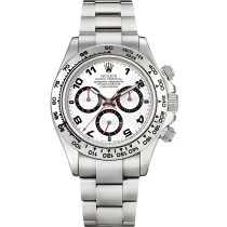 High End Replica Swiss Rolex Cosmograph Daytona Automatic Silver Dial Men's Oyster Watch 116509
