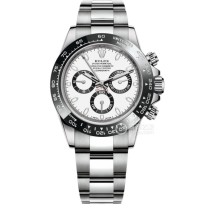 High End Replica Swiss Rolex Cosmograph Daytona Automatic White Dial Oysterflex Men's Watch