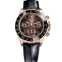 High End Replica Swiss Rolex Daytona Chronograph Automatic Chocolate Dial Men's Watch 116515