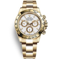 Replica Swiss Rolex Cosmograph Daytona White Dial Men's Oyster Watch 116508 High End