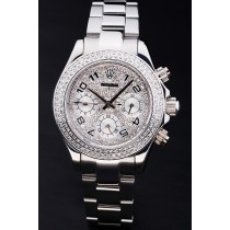 Rolex Daytona-rl165 Swiss Movement Monochrome Watch White Dial 43mm