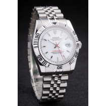 Rolex Datejust Swiss Movement Quality Replica Watches Silver Watch White Dial 45mm