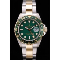 Rolex GMT Master II Swiss Movement Green Ceramic Bezel Green Dial Tachymeter 48mm