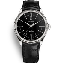 High End Replica Rolex Cellini Time Black Dial Automatic Men's Watch 50509