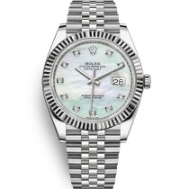 Replica Swiss Rolex Datejust II Automatic Mother of Pearl Dial Stainless Steel Oyster Men's Watch High End 116334 