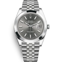 Replica Rolex Oyster Perpetual Datejust Rhodium Dial Swiss Automatic Men's Jubilee Watch 126300RSJ
