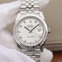 Replica Rolex Datejust White Dial Men's Watch 126334WSO 41mm