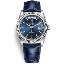 Replica Swiss Rolex Day-Date 36  Automatic Blue Dial  President Men's Watch