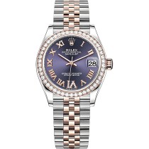 Replica Rolex Lady-Datejust Purple Dial  Automatic Ladies Jubilee Watch 278381RBR