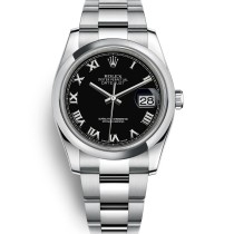 Replica Swiss Rolex Datejust 36 Automatic Black Dial Men's Watch 116200 High End
