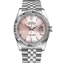 High End Replica Swiss Rolex Datejust Automatic Pink Dial Men's Watch 116234 36mm